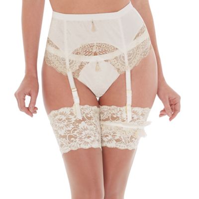Ivory 'Bailey' lace bridal garter